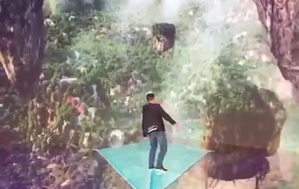 沉浸式折幕投影系统
