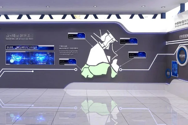 麻织造加工中式展厅设计装修